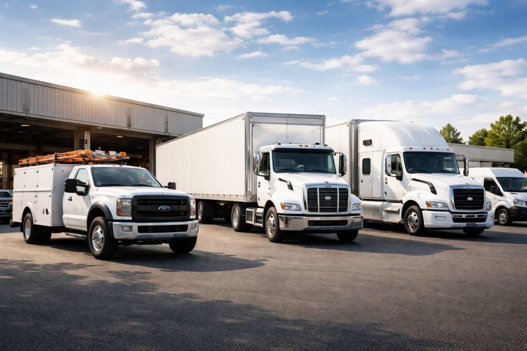 Mix fleet vehicles